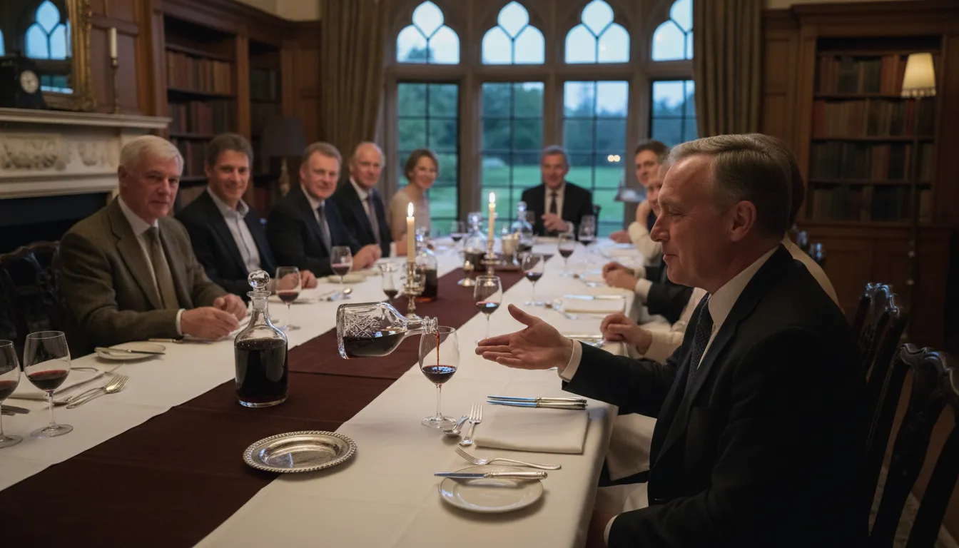 do you know the Bishop of Norwich का चित्र: A hint to pass the port at dinner.