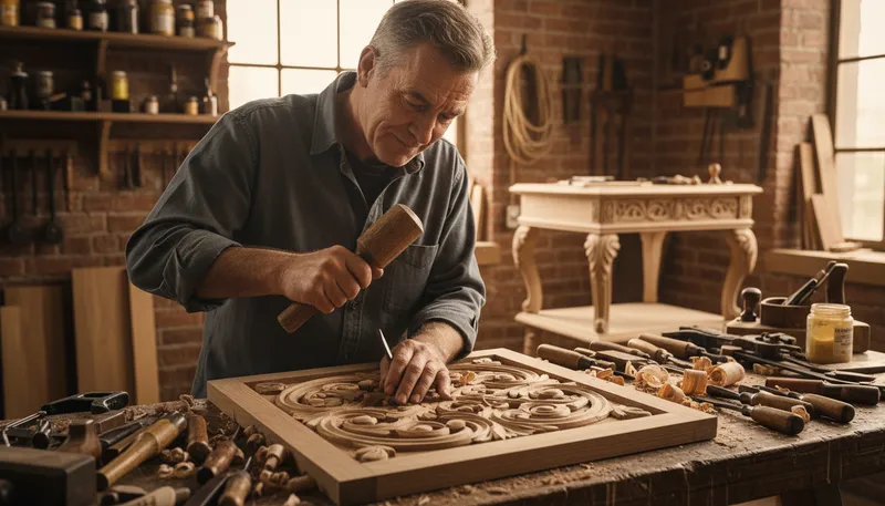 Illustration of sense of craft: skill and care in making things.