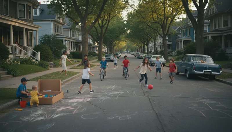 Illustration of brookline: A town near Boston, known for its parks.