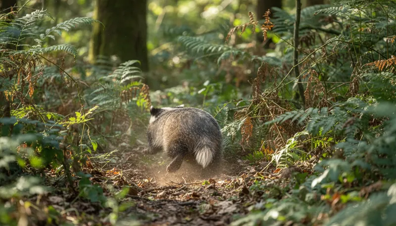 Illustration of brock: A badger in some contexts.