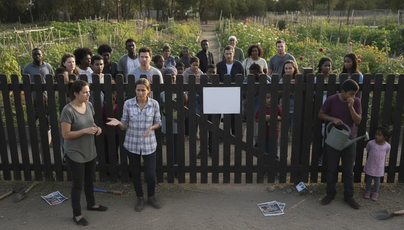 Illustration of exclusionary: Intended to keep certain people out.