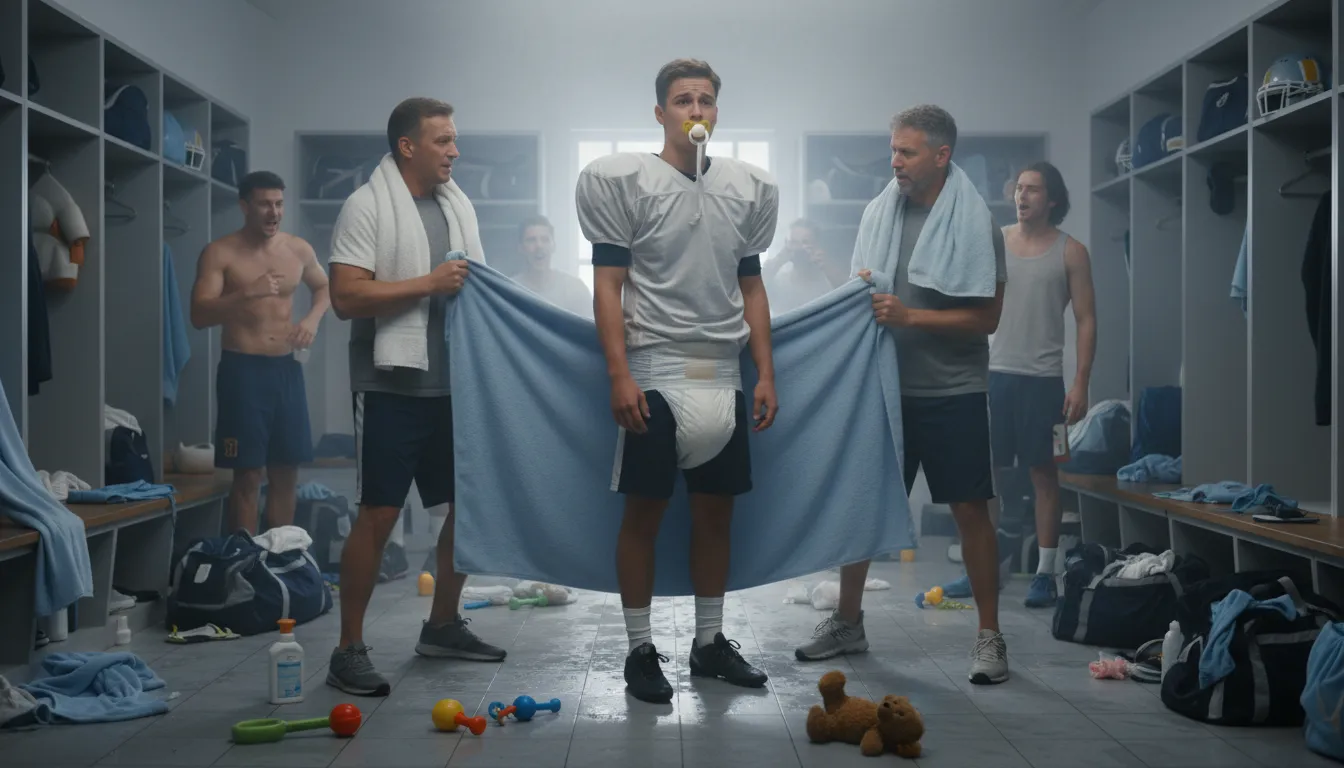 Ilustrasi in Pampers: still needing care or protection