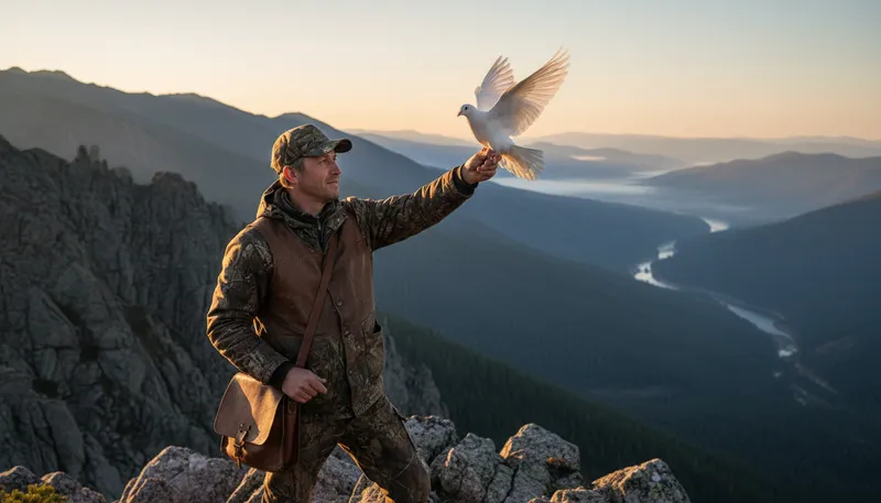 Illustration of culver: A type of pigeon, often used in hunting.
