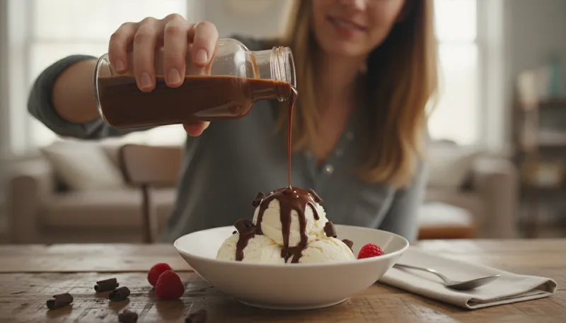 Illustration of bosco: a brand of chocolate syrup