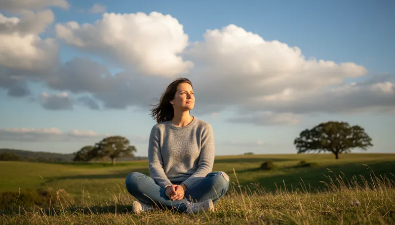 Illustration of reverie: A state of daydreaming or lost in thought.