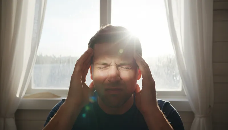 Illustration of retina: the light-sensitive layer at the back of the eye
