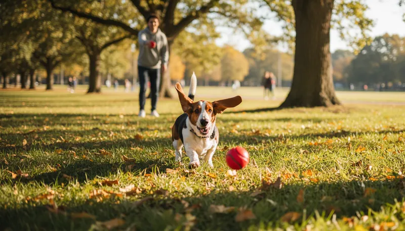 Illustration of bassett: A breed of dog with short legs and long ears.
