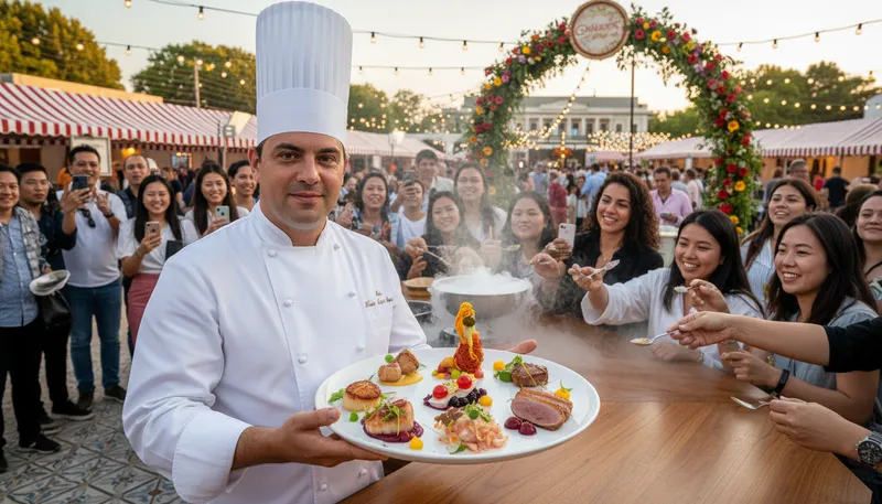 Illustration of gastronomy: The art of preparing and enjoying food.