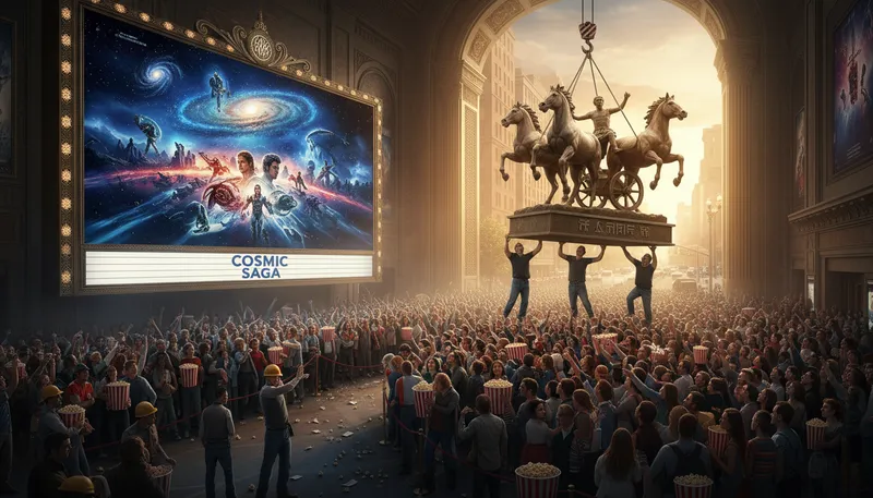 Illustration of bigger than ben hur: Larger than life or very significant.