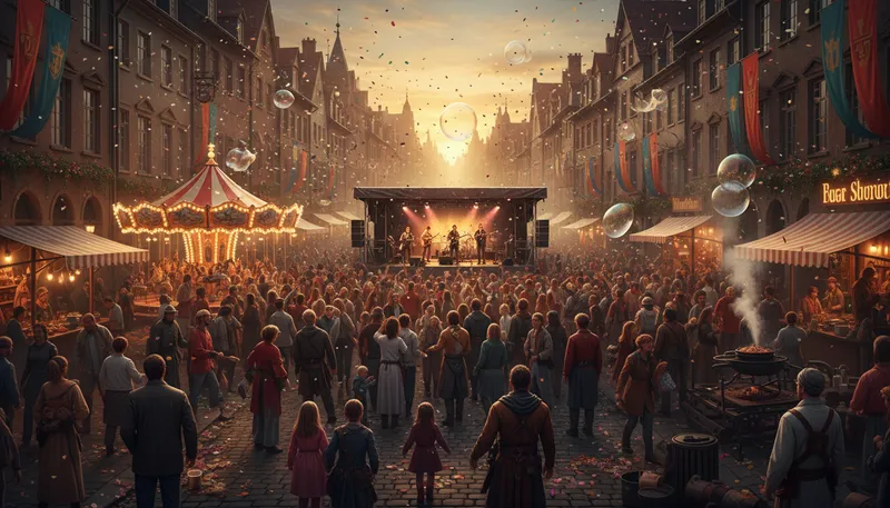Illustration of happening: An event or occurrence, often exciting.