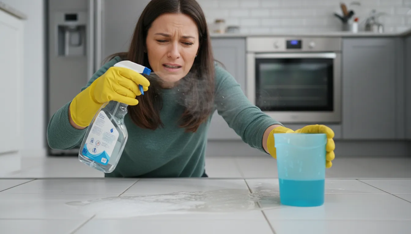 ammonia 的插圖：A colorless gas used in cleaning products.