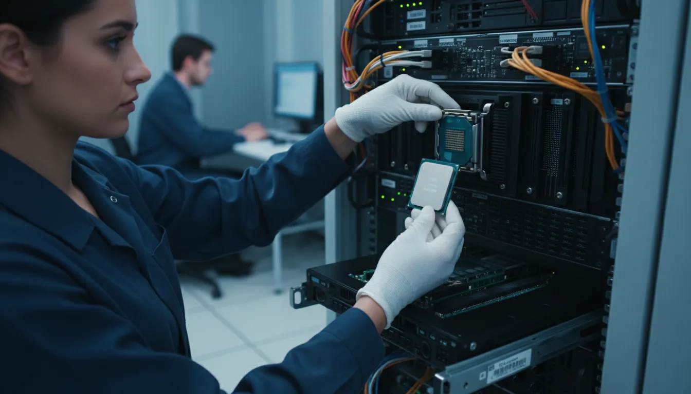Xeon 일러스트: A brand of powerful computer processors.