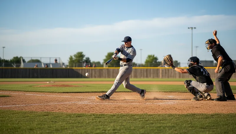 Illustration of leadoff: The first batter in a baseball game.