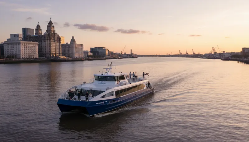 Illustration of mersey: A river in northwest England.