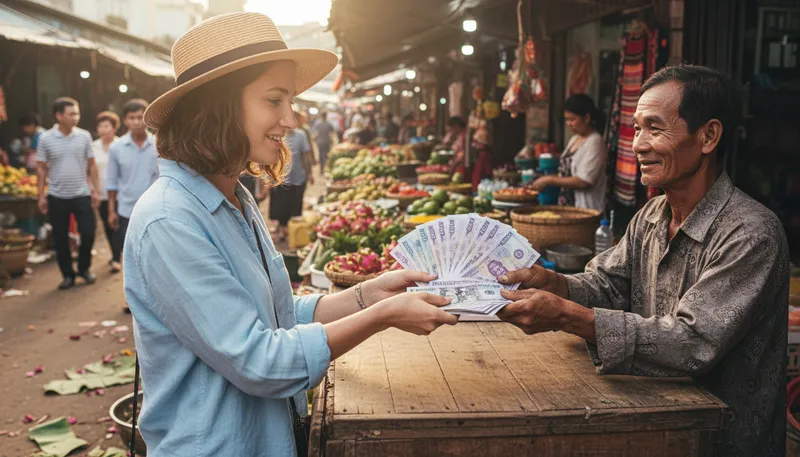 Illustration of dong: Vietnamese currency unit