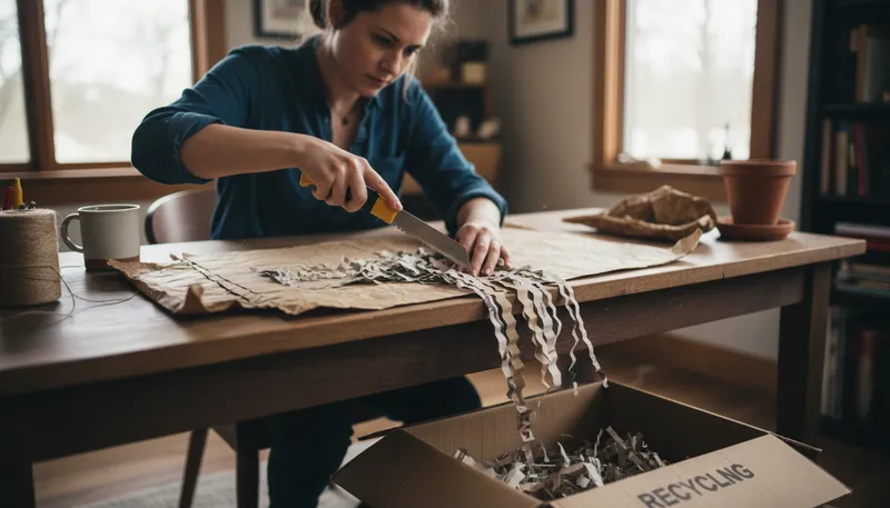 Illustration of shred: tear into small pieces