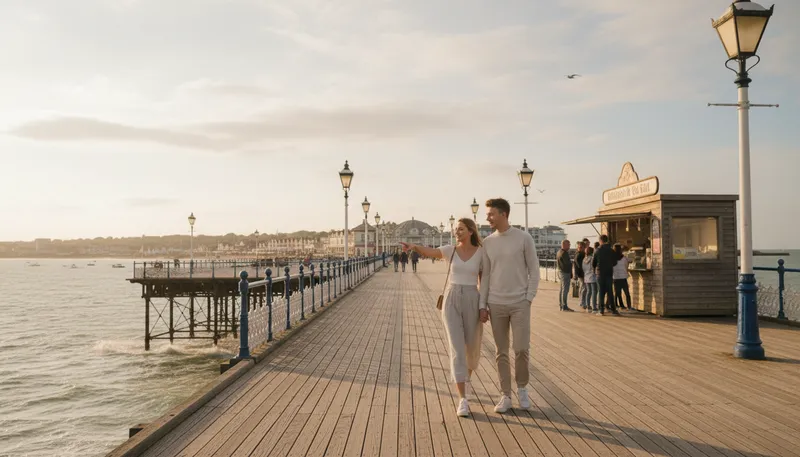 Illustration of worthing: A town in West Sussex, England.