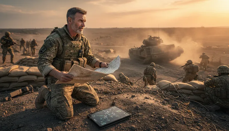 Illustration of no battle plan survives first contact with the enemy: plans often fail when faced with reality