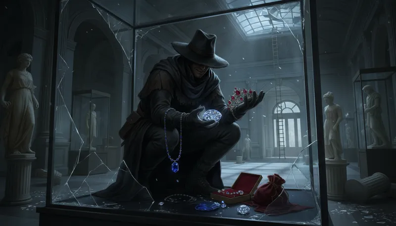 Illustration of bandit: a robber or outlaw, especially in groups