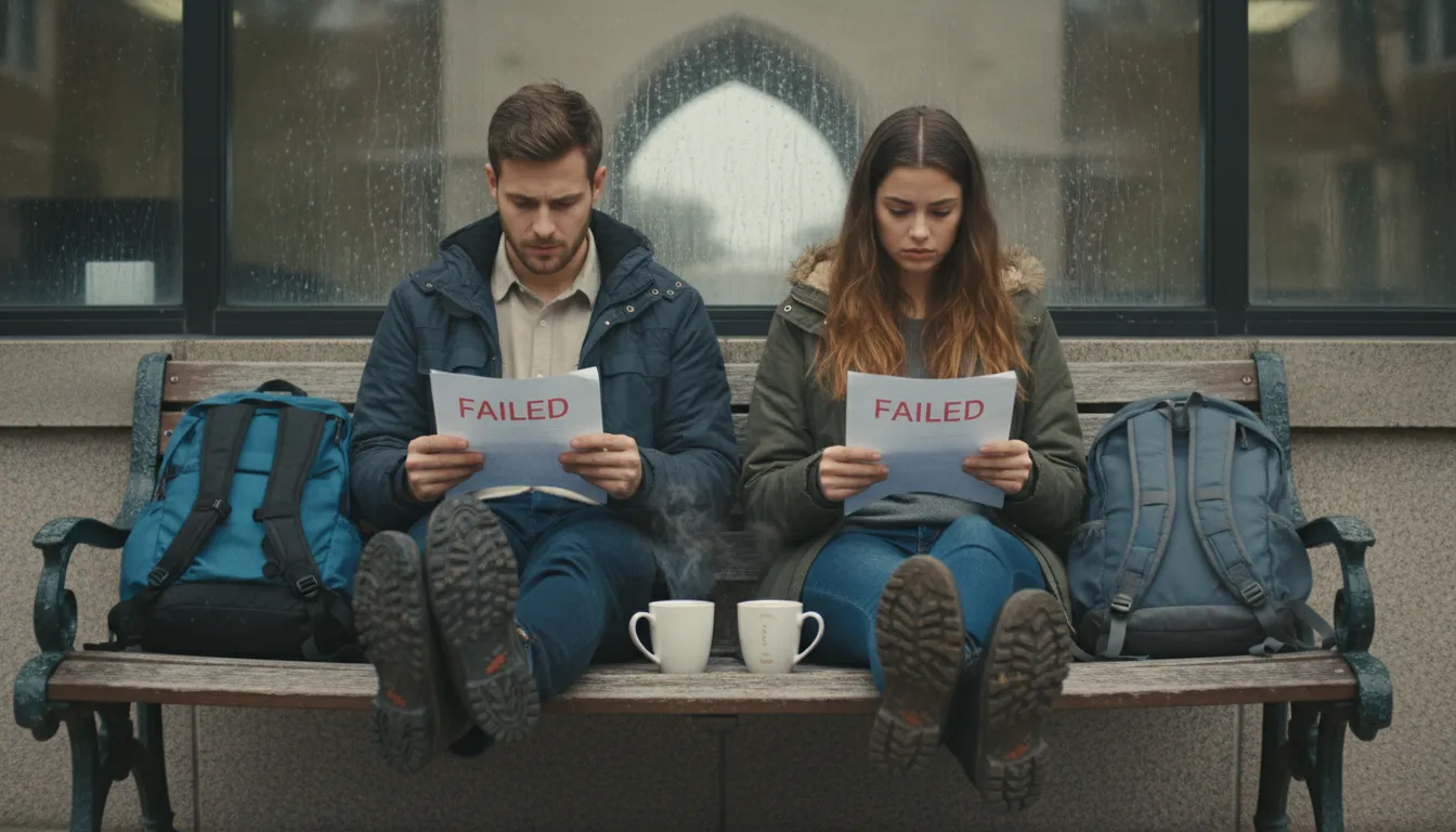 Illustration von in the same shoes: in the same situation as someone else