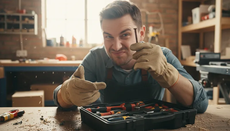 Illustration of better than a poke in the eye with a rusty nail: An experience that is less negative than it seems.