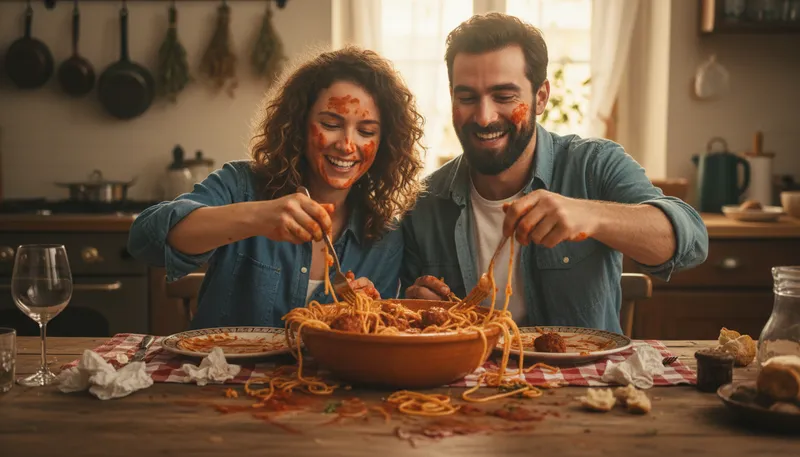 Illustration of mess: meal or food served in a communal setting