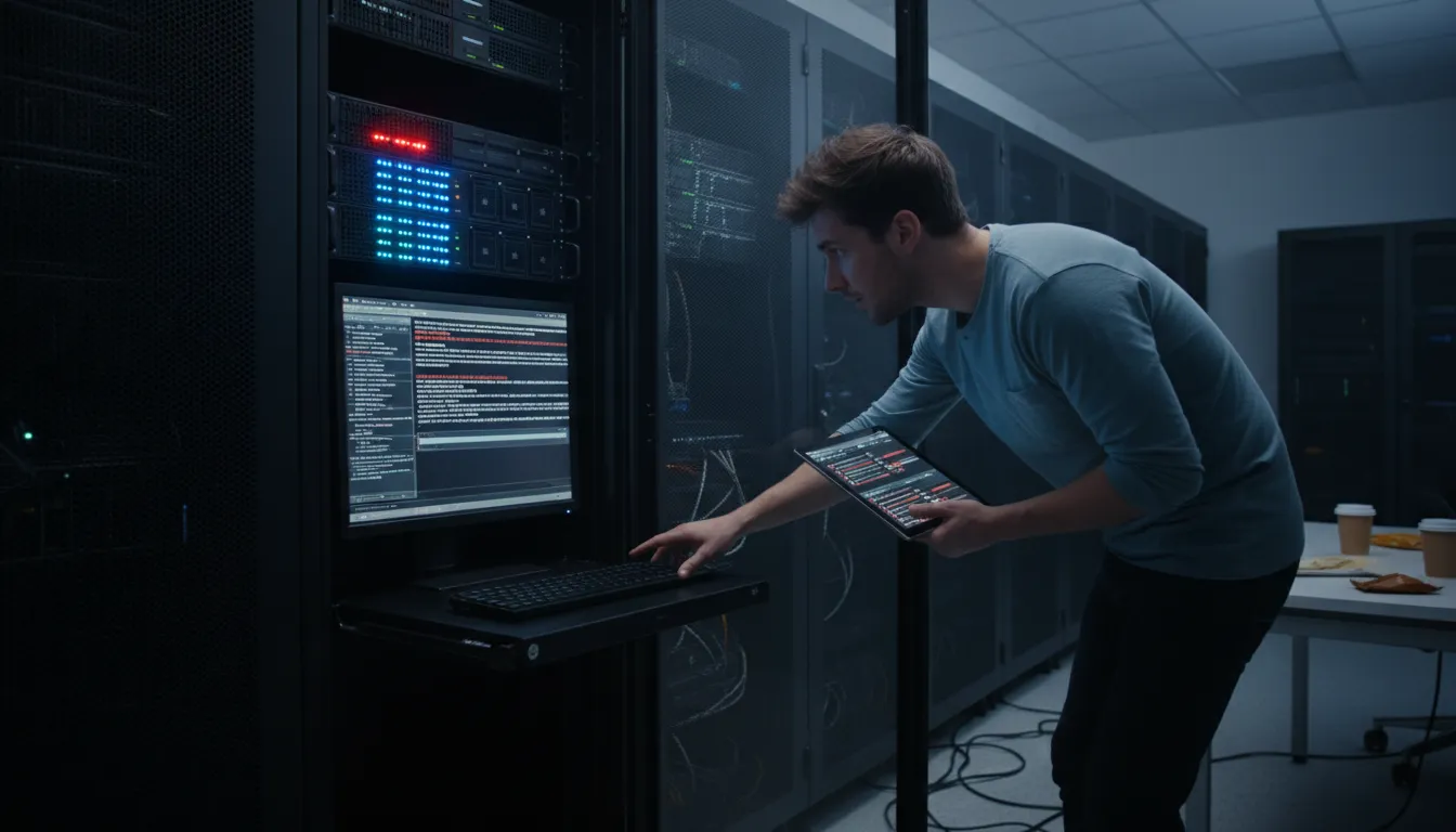 Illustration von host: computer that provides services