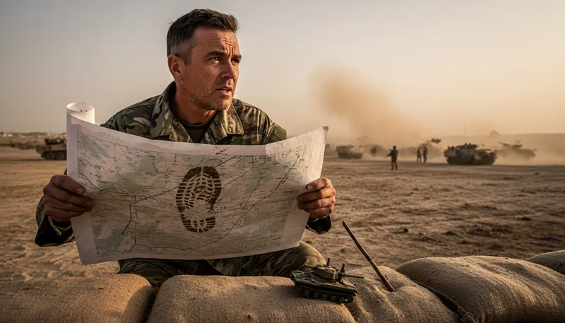 Illustration of no plan survives first contact with the enemy: plans usually change when faced with opposition
