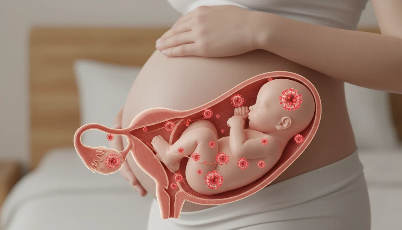Ilustrasi utero: the organ in a female body where babies grow