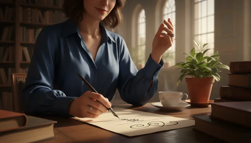 Illustration of signer: A person who signs a document.