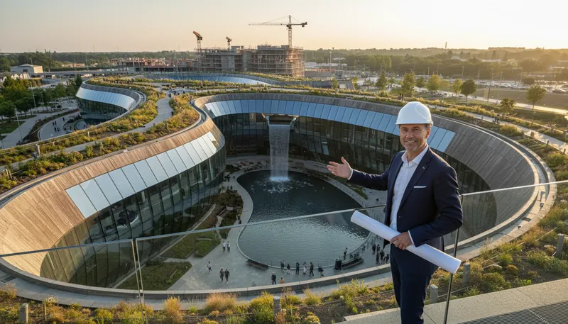 Illustration of architect: a planner or creator of a system