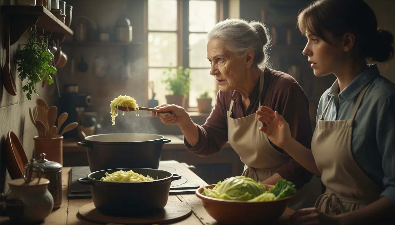 Illustrazione di I don't boil my cabbage twice: a saying meaning I will not repeat myself