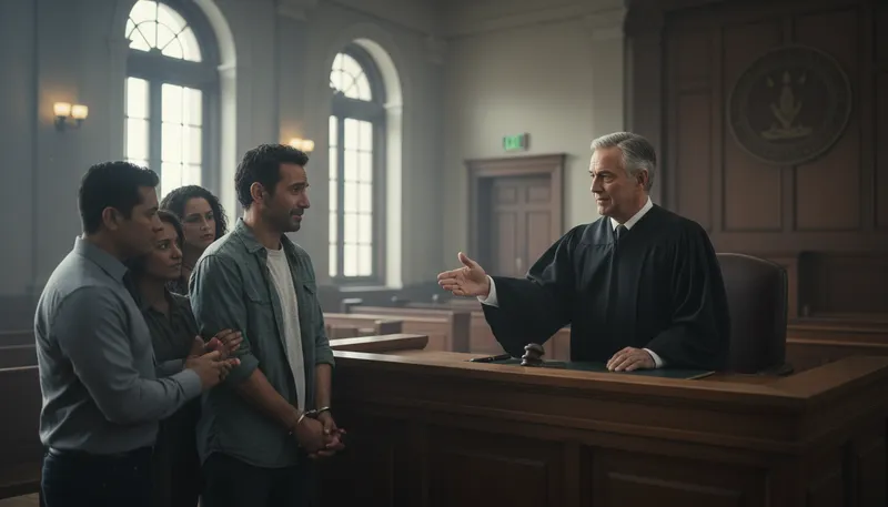 Illustration of justice: Fair treatment based on law and ethics.