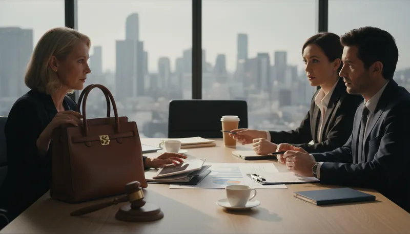 Illustration of power of the purse: Control over finances or spending power.