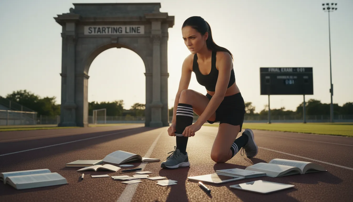 pull one's socks up का चित्र: Make an effort to improve performance.