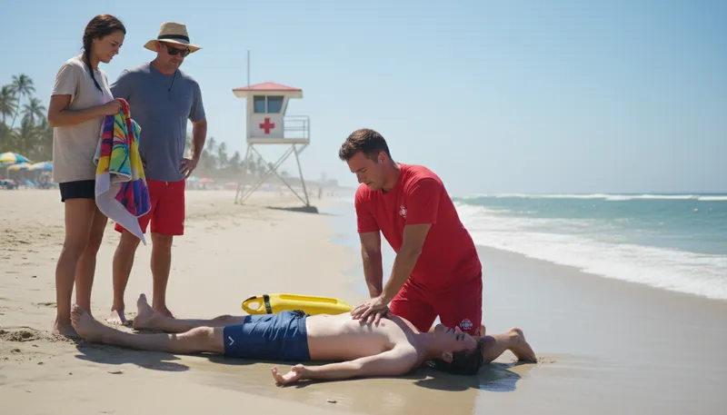 Illustration of resuscitation: bringing someone back to consciousness or life