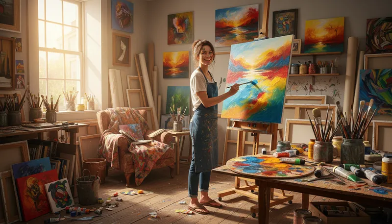 Illustration of passion: Strong enthusiasm or love for something.