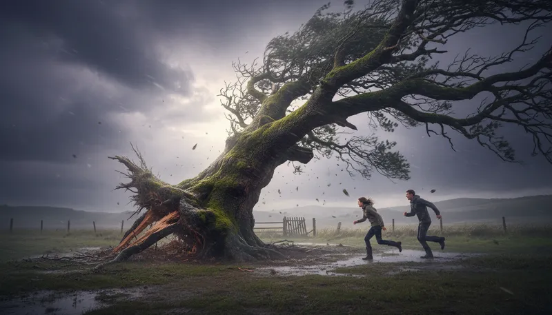 Illustration of topple: To fall over or cause to fall.