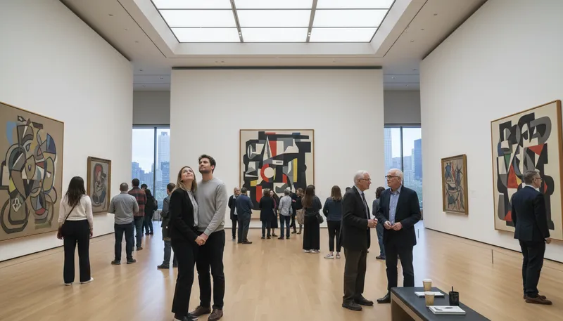 Illustration of moma: An abbreviation for a modern art museum.