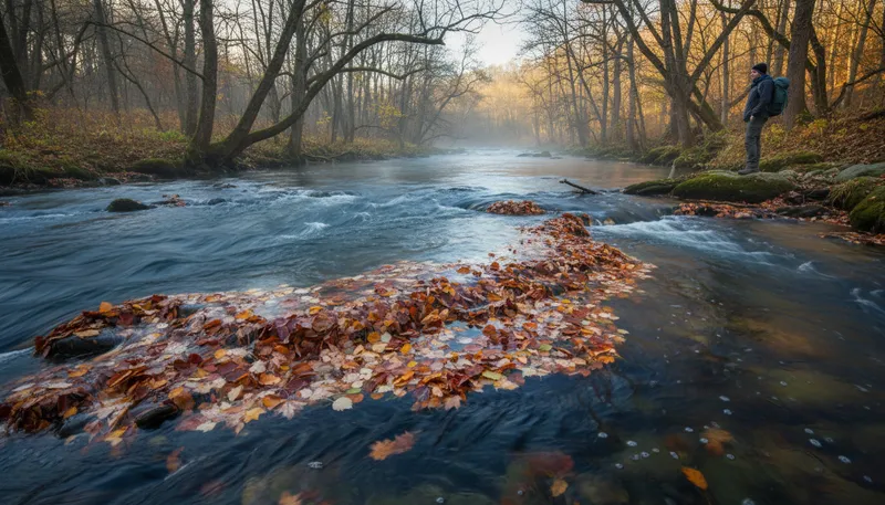 Illustration of courant: A current, especially in a body of water.
