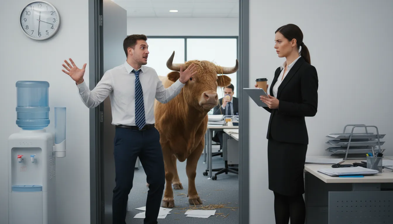 bull 的插圖：bluff or exaggeration