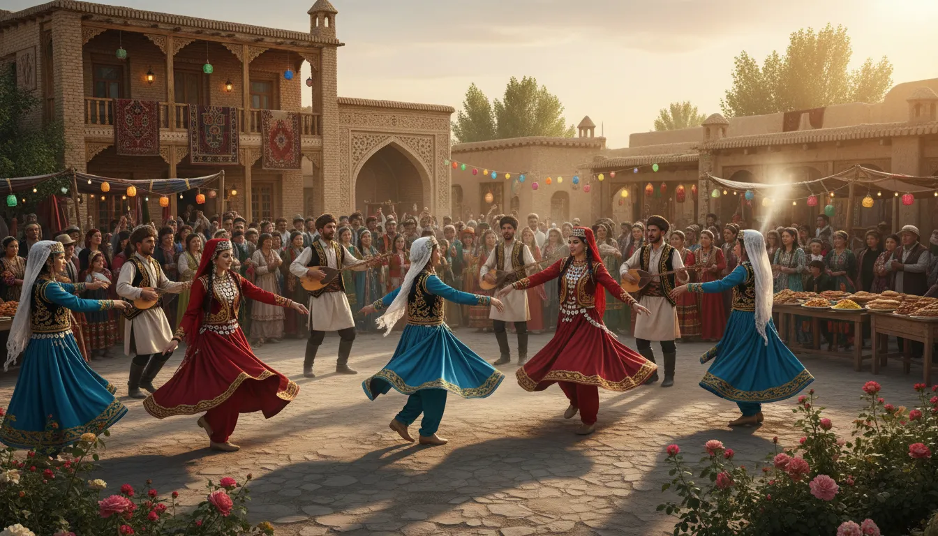 Ilustração de Uyghur: A Turkic ethnic group from Central Asia.