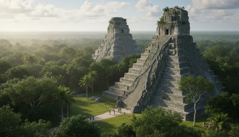 Illustration of mayan: Relating to an ancient Mesoamerican civilization.