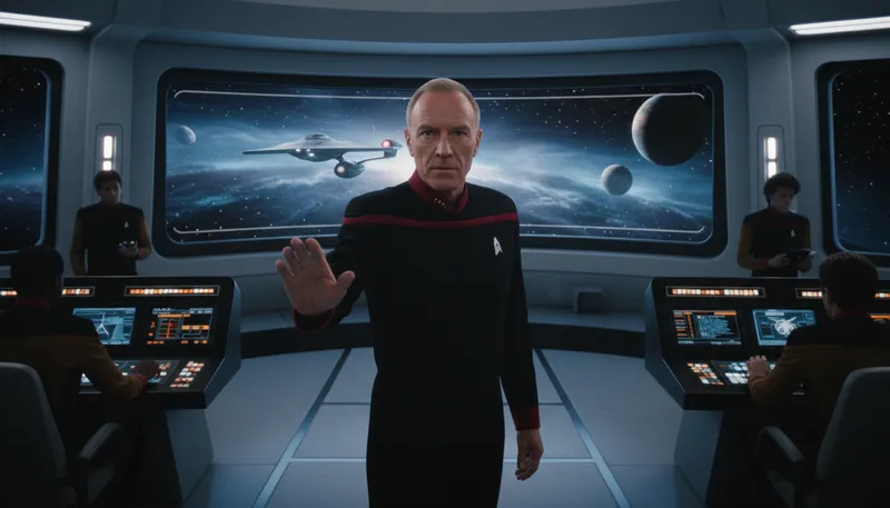 Illustration of picard: A surname, often associated with a character.