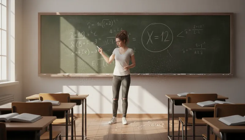 Illustration of student: A person who learns in a school or class.