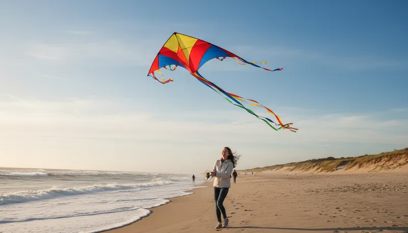 Illustration of downwind: In the direction that the wind is blowing.