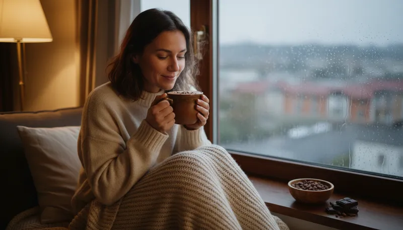 Illustration of koko: an informal term for chocolate drink