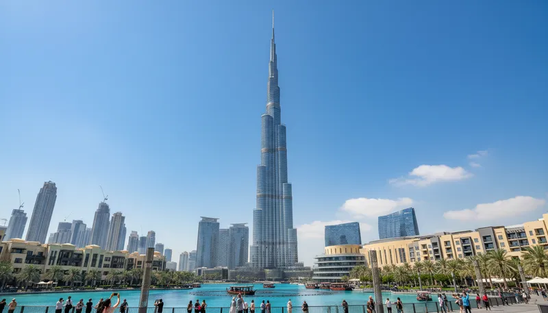 Illustration of burj: A tower or high building.