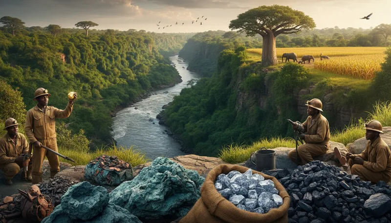 Illustration of rhodesia: Historical region in southern Africa, now Zimbabwe.