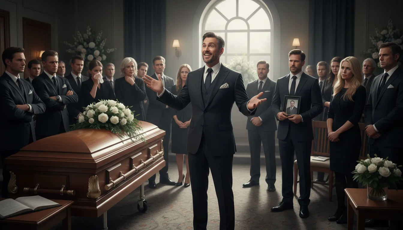 Ilustrasi the corpse at every funeral: someone who demands to be the center of attention